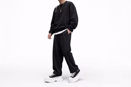 Order 亞歷山大·麥昆 Tread Slick 透氣防水短筒系帶 及踝 馬丁靴 男款 白黑