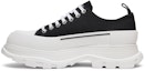 Lookbook Alexander McQueen Tread Slick Lace Up 'Hitam Putih' 604257-W4MV2-1070
