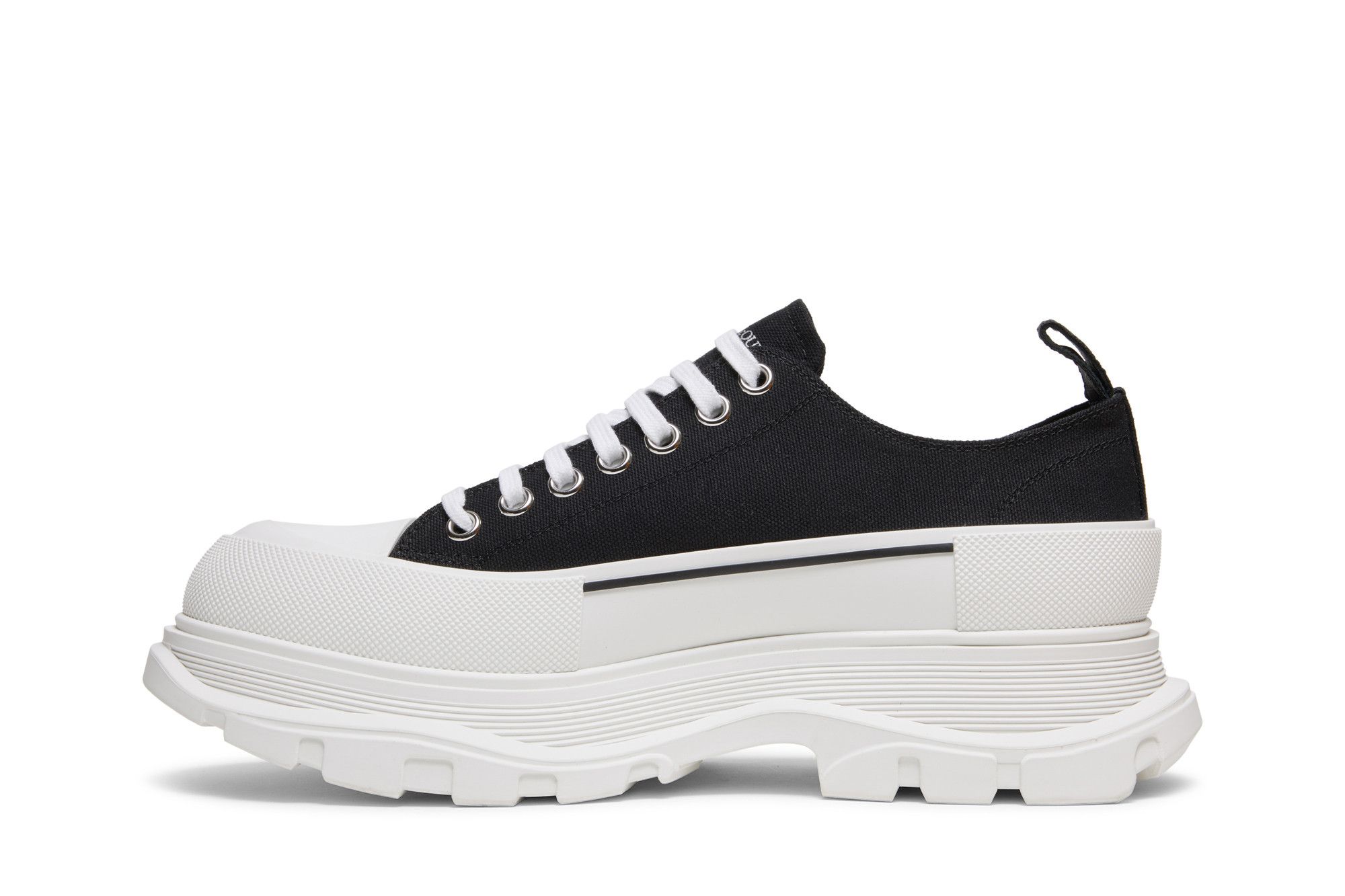 Shop Alexander McQueen Tread Slick Schnürer ''Schwarz Weiß'' 604257-W4MV2-1070