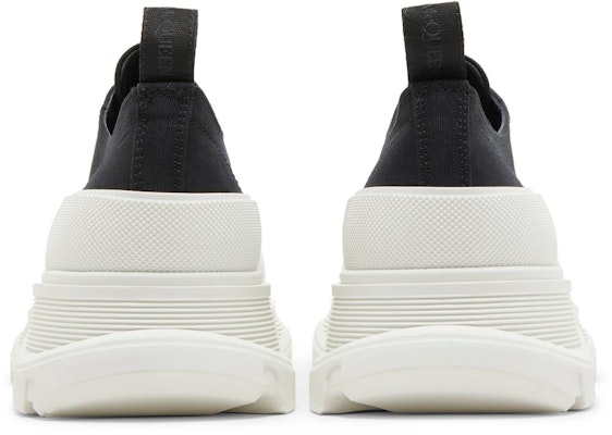 Alexander McQueen Tread Slick Lace Up 'Black White' 705660-W4MV2-1070 Details for Alexander McQueen Tread Slick Lace Up 'Black White' 705660-W4MV2-1070