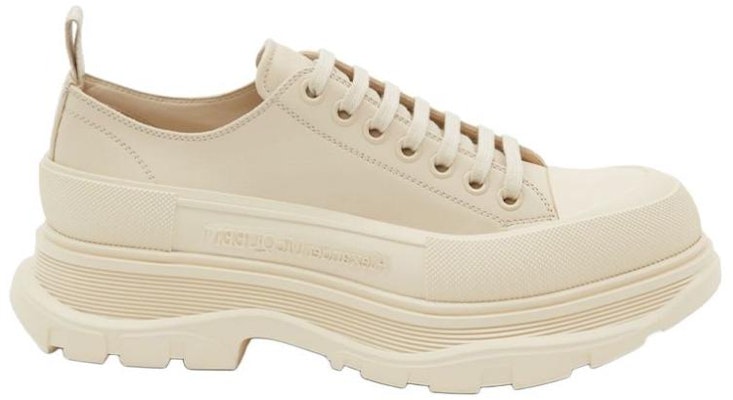 Alexander McQueen Tread Slick Lace Up 'Dark Pearl' Sepatu Wanita 627225-WIAG6-5593 Order Alexander McQueen Tread Slick Lace Up 'Dark Pearl' Sepatu Wanita 627225-WIAG6-5593