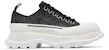(W) Alexander McQueen Tread Slick Lace-Up 'Galaxy Black' Lelaki Hitam 633902-WHW57-1027