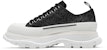 (W) Alexander McQueen Tread Slick Lace-Up 'Galaxy Black' Lelaki Hitam 633902-WHW57-1027