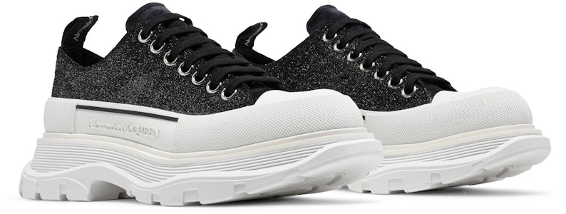 (W) 亚历山大·麦昆 Tread Slick 系带“星空黑” 633902-WHW57-1027 Cheap (W) 亚历山大·麦昆 Tread Slick 系带“星空黑” 633902-WHW57-1027