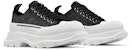 (W) Alexander McQueen Tread Slick Lace-Up 'Galaxy Black' Lelaki Hitam 633902-WHW57-1027