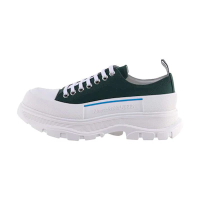 Alexander McQueen Tread Slick Lace Up 'Green Blue'