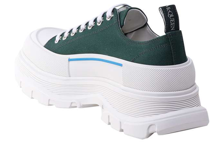 Lookbook 亚历山大·麦昆 Tread Slick 绿蓝色系带靴 604257-W4MV2-3135