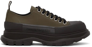 Alexander McQueen Tread Slick Lace Up 'Khaki' 604257-W4L51-3241 Alexander McQueen Tread Slick Lace Up 'Khaki' 604257-W4L51-3241