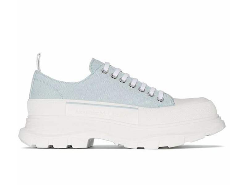Alexander McQueen Tread Slick Lace Up 'Light Blue' 604257W4SX14530