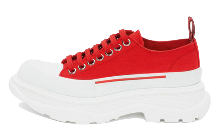 Alexander McQueen Tread Slick Lace Up 'Lust Red' 604257-W4L51-6487