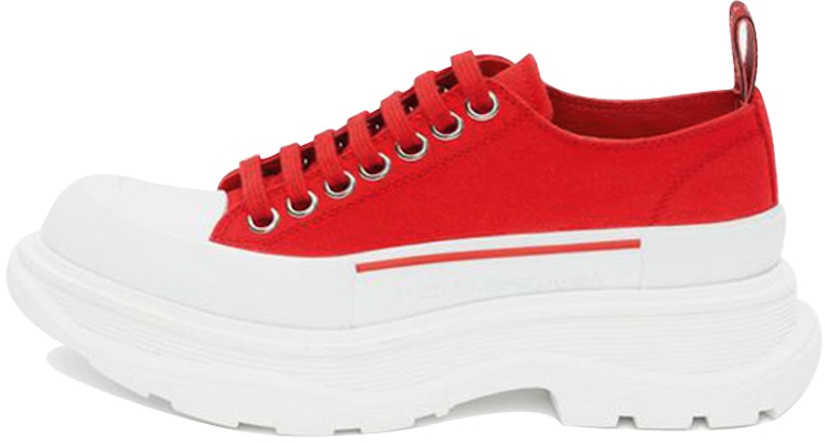Alexander McQueen Tread Slick Lace Up 'Lust Red' 604257-W4L51-6487 Buy Alexander McQueen Tread Slick Lace Up 'Lust Red' 604257-W4L51-6487