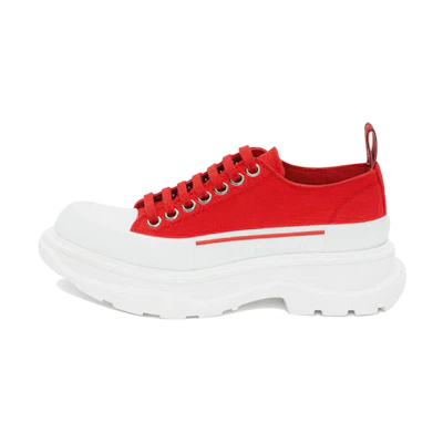 Alexander McQueen Tread Slick Lace Up 'Lust Red'