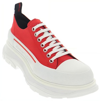 Alexander McQueen Tread Slick Lace Up 'Lust Red' 604257-W4L51-6487 Order Alexander McQueen Tread Slick Lace Up 'Lust Red' 604257-W4L51-6487