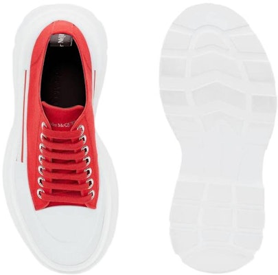 Alexander McQueen Tread Slick Lace Up 'Lust Red' 604257-W4L51-6487 Purchase Alexander McQueen Tread Slick Lace Up 'Lust Red' 604257-W4L51-6487