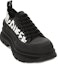 Order Alexander McQueen Tread Slick Lace Up 'Logo Grafiti McQueen - Hitam' 682423WIABD1070/711108WIAT61070