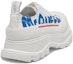Shop Alexander McQueen Tread Slick Cordones 'Graffiti Logo McQueen - Blanco Azul' 682421-W4RQ9-9357