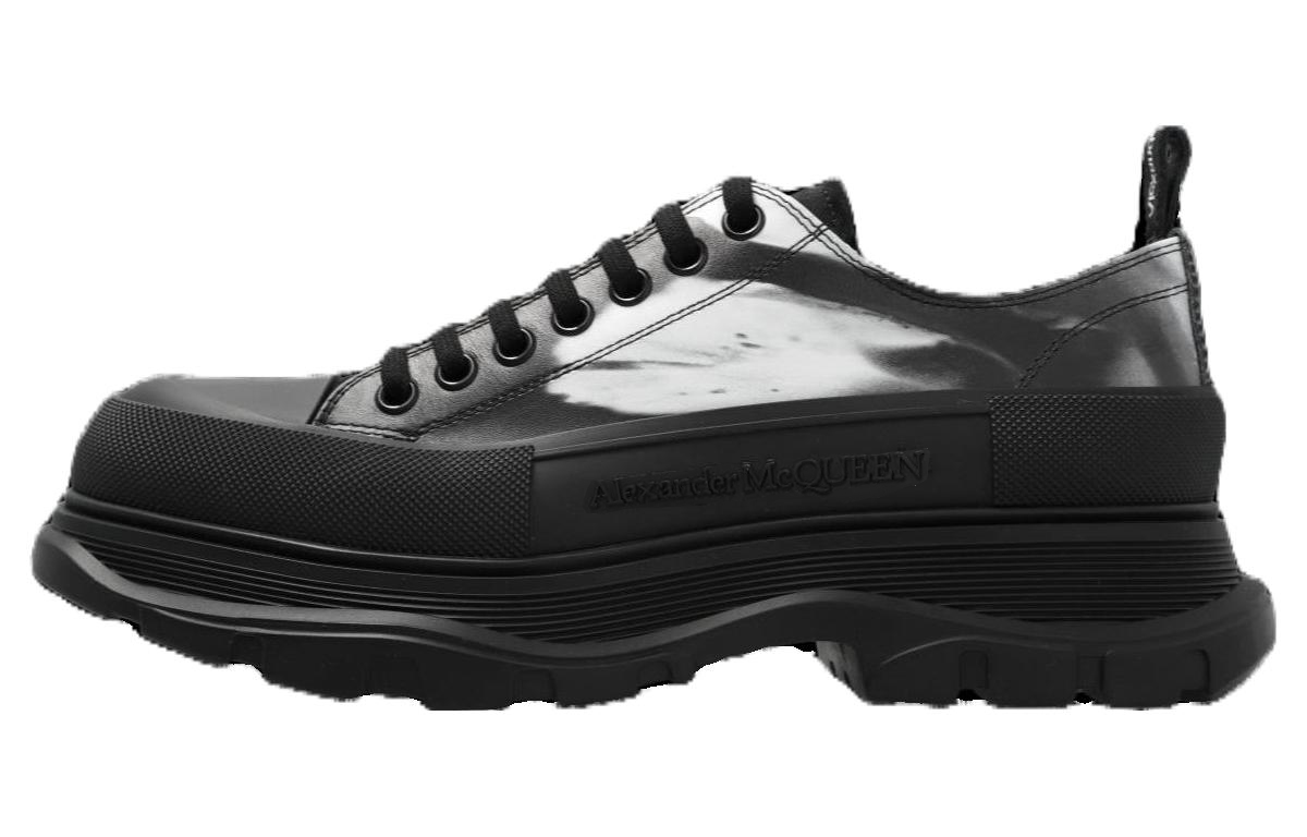 Alexander McQueen Tread Slick Lace Up 'Solarised Flower - Black' 756490-WIATP-1070
