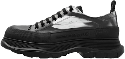 Alexander McQueen Tread Slick Lace Up 'Solarised Flower - Black' 756490-WIATP-1070 Alexander McQueen Tread Slick Lace Up 'Solarised Flower - Black' 756490-WIATP-1070