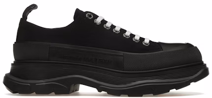 Alexander McQueen Tread Slick Lace Up 'Triple Black' 705660-W4MV2-1000 Alexander McQueen Tread Slick Lace Up 'Triple Black' 705660-W4MV2-1000