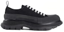 Order Alexander McQueen Tread Slick Lace Up 'Triple Black' Hitam Penuh 604257-W4L32-1000