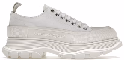 Alexander McQueen Tread Slick Lace Up 'Triple White' 705660-W4MV2-9000 Alexander McQueen Tread Slick Lace Up 'Triple White' 705660-W4MV2-9000