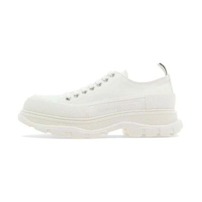 Alexander McQueen Tread Slick Lace Up 'Triple White'