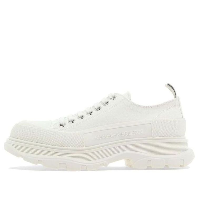 Alexander McQueen Tread Slick Lace Up 'Triple White' 705660-W4MV2-9000