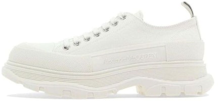 Alexander McQueen Tread Slick Lace Up 'Triple White' 627225WHZ629071-/-604257W4L329000-/-705660W4MV29000 Alexander McQueen Tread Slick Lace Up 'Triple White' 627225WHZ629071-/-604257W4L329000-/-705660W4MV29000