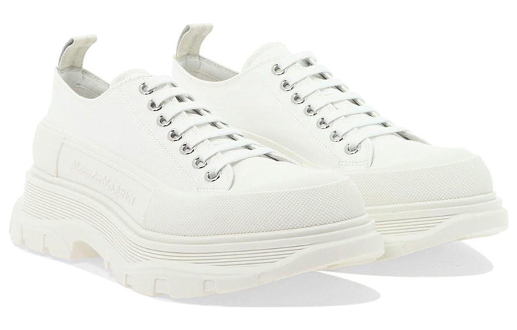 Lookbook アレキサンダー・マックイーン トレッド・スリック レースアップ 'トリプルホワイト' 627225WHZ629071-/-604257W4L329000-/-705660W4MV29000