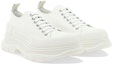 Lookbook Alexander McQueen Tread Slick Lace Up 'Putih Triple' 627225WHZ629071-/-604257W4L329000-/-705660W4MV29000