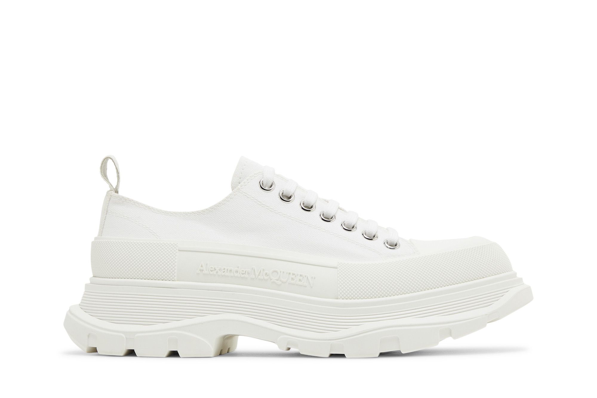 Alexander McQueen Tread Slick Lace Up 'White' 604257-W4MV2-9000