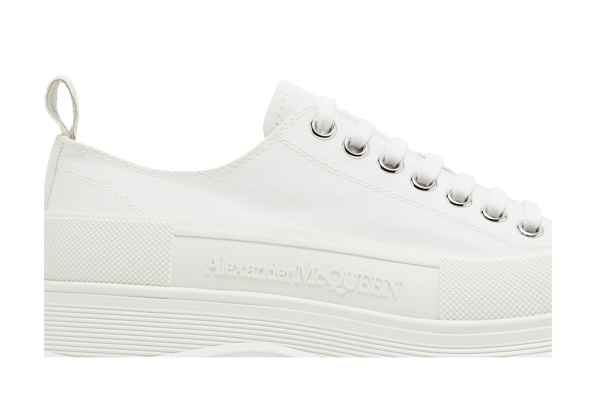 Order Alexander McQueen Tread Slick Lacets ''Blanc'' 604257-W4MV2-9000