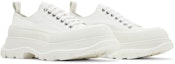 Cheap Alexander McQueen Tread Slick Lace Up 'Putih' 604257W4MV29000