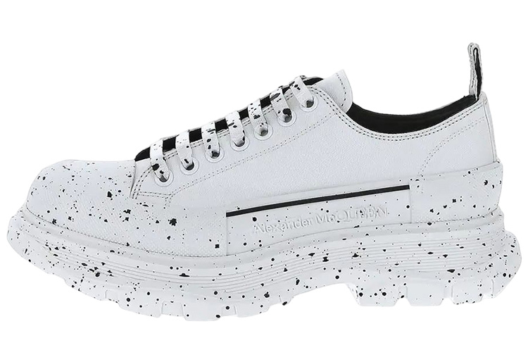 Buy Alexander McQueen Tread Slick Cordones 'Blanco Negro Jaspeado' 682414-W4MVI-9061