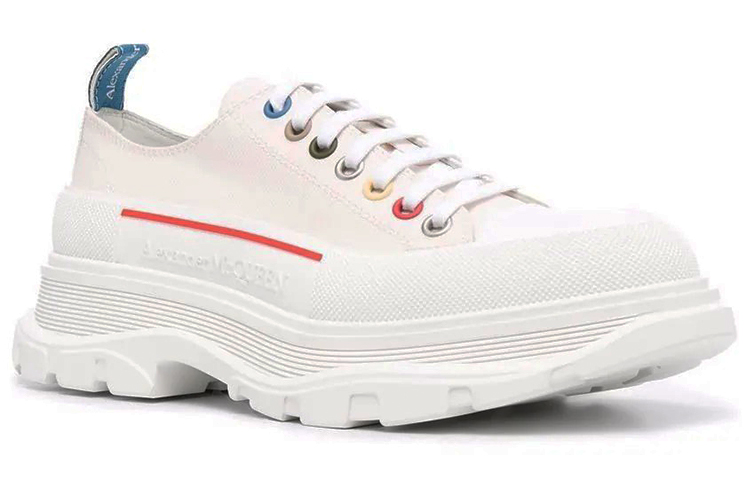 Order 亞歷山大·麥昆 Tread Slick 時尚簡約 舒適運動 厚底鞋 男款 白色