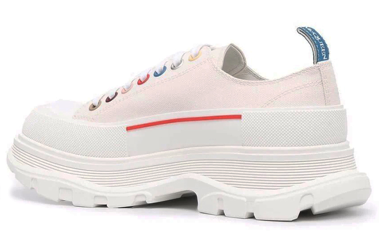 Lookbook 亞歷山大·麥昆 Tread Slick 時尚簡約 舒適運動 厚底鞋 男款 白色