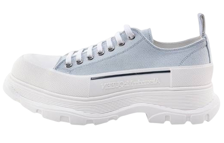Alexander McQueen Tread Slick Lace Up Shoes 'Light Blue White' 705660W4V414589