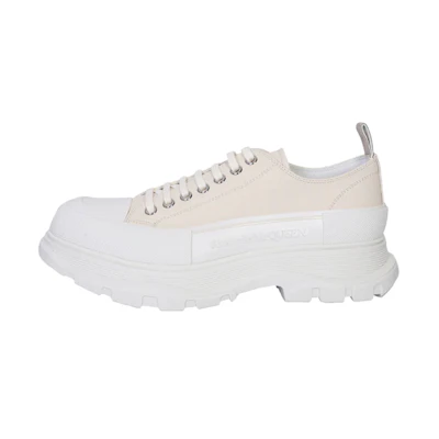 Alexander McQueen Tread Slick Low-Top Sneakers 'Cream Pink White'