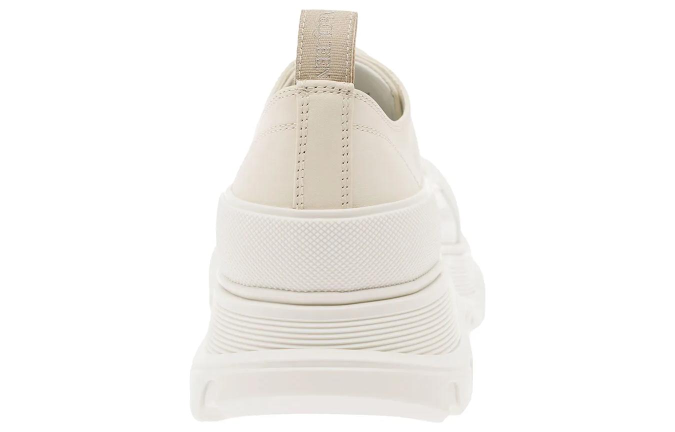 Purchase 알렉산더 맥퀸 트레드 슬릭 로우탑 스니커즈 '크림 핑크 화이트' 705662WHZ627701