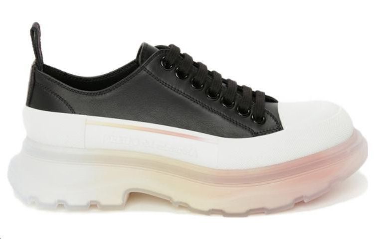 Order アレキサンダー・マックイーン トレッド スリック ロー (黒/白) 705662WHZ6E1599