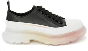 Order Alexander McQueen Tread Slick Low ''Schwarz und Weiß Leder'' 705662WHZ6E1599