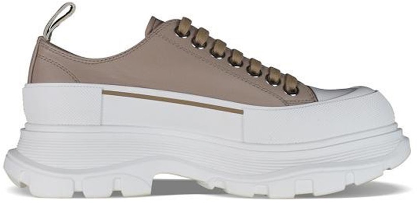 Buy Alexander McQueen Basse Tread Slick Sneakers Beige White 682418W4RJ42623 Novelship