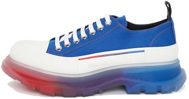 Alexander McQueen Tread Slick Low Lace Up Royal White 705660W4TGE1141 Alexander McQueen Tread Slick Low Lace Up Royal White 705660W4TGE1141