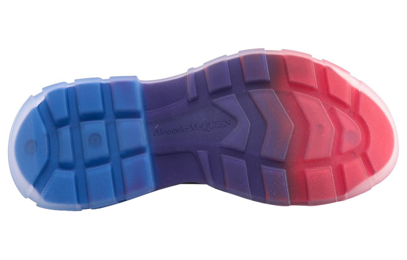 Alexander McQueen Tread Slick Low Lace Up Shoes 'White Multi' 圖 5