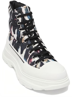 マックイーン トレッド スリック キルトブーツ (水彩グラフィティ) 727384-W4PM1-8916 Order マックイーン トレッド スリック キルトブーツ (水彩グラフィティ) 727384-W4PM1-8916