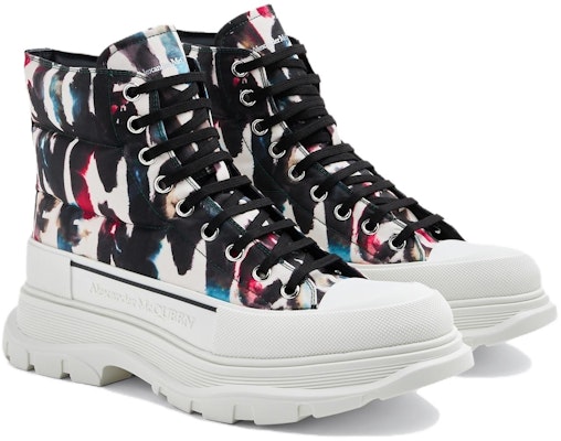 マックイーン トレッド スリック キルトブーツ (水彩グラフィティ) 727384-W4PM1-8916 Lookbook マックイーン トレッド スリック キルトブーツ (水彩グラフィティ) 727384-W4PM1-8916