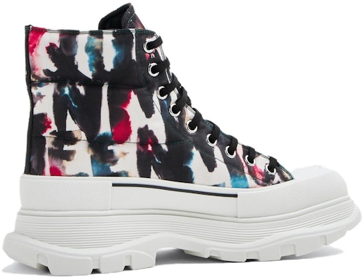 マックイーン トレッド スリック キルトブーツ (水彩グラフィティ) 727384-W4PM1-8916 Shop マックイーン トレッド スリック キルトブーツ (水彩グラフィティ) 727384-W4PM1-8916