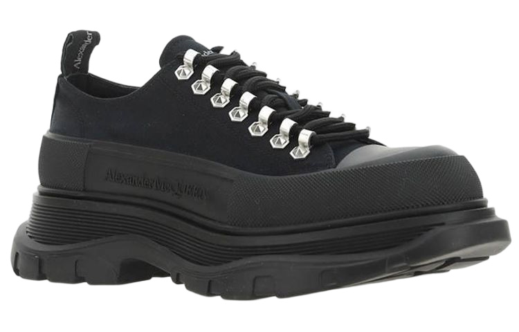 Lookbook Alexander McQueen Tread Slick Sneakers 'Hitam' 735817W4MV11081