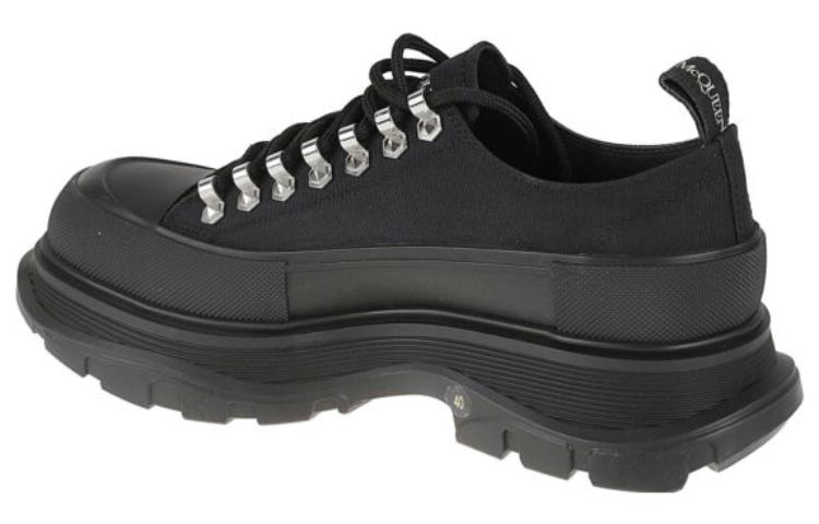 Shop Alexander McQueen Tread Slick Sneakers 'Hitam' 735817W4MV11081
