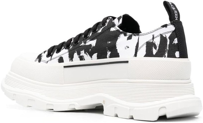 Alexander McQueen Tread Slick Sneakers 'Black White Cream' 705668W4TG59356 Lookbook Alexander McQueen Tread Slick Sneakers 'Black White Cream' 705668W4TG59356